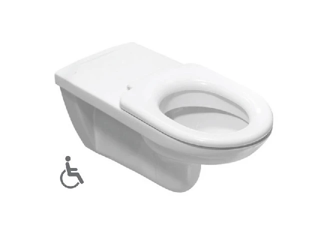 Jika Deep By Jika mozgássérült WC csésze Jika Olymp mozgáskorlátozott WC-re való wc ülőkével  
