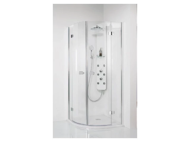 HSK Premium Softcube 90x90 4 részes íves zuhanykabin króm 