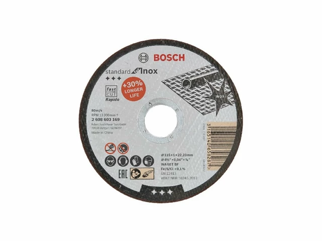Bosch darabolótárcsa Standard inox 